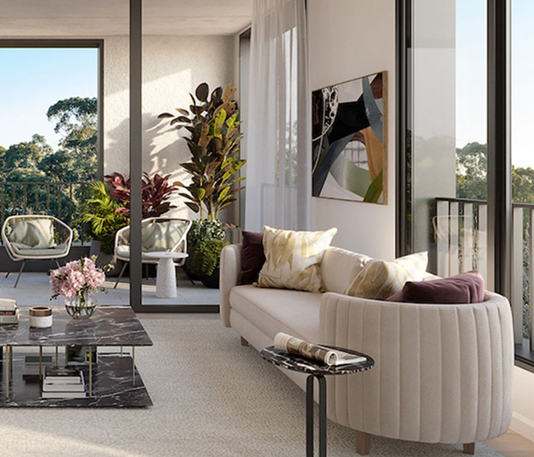 GENEROUSLY PROPORTIONEDLIVING SPACES